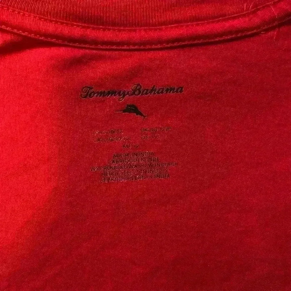 Tommy Bahama Women's Sweatshirt Top 100% Cotton Red Size L - Picture 6 of 11